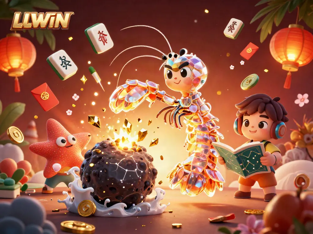 Experience exciting wins with LLWIN in this vibrant, dynamic casino illustration.