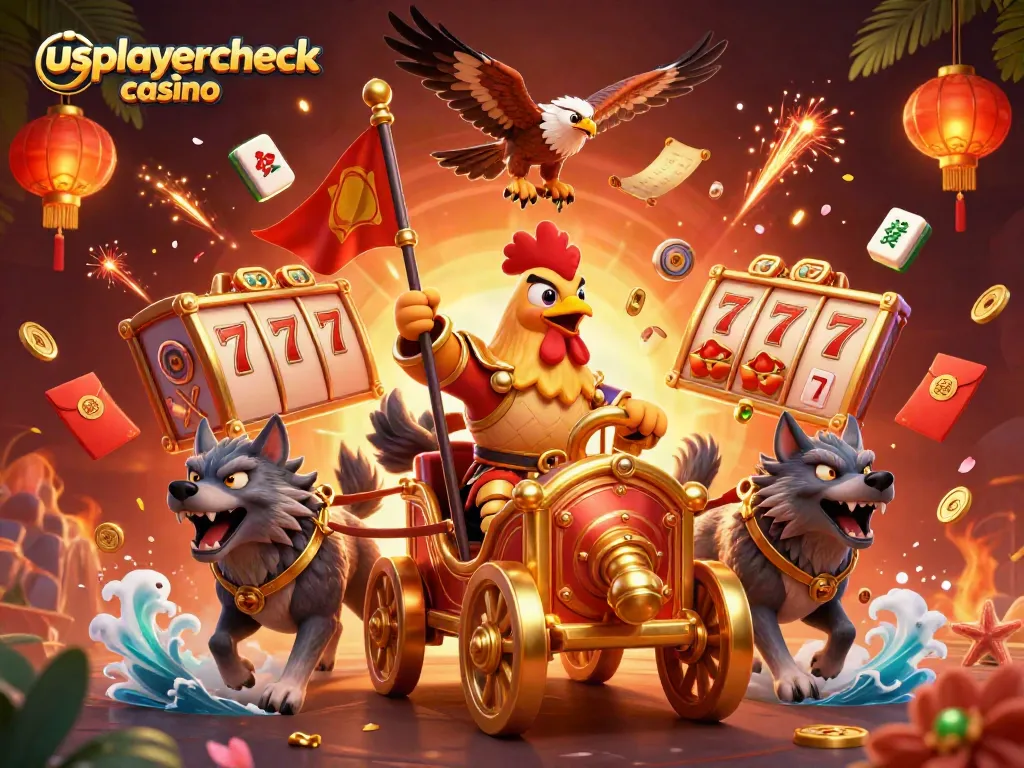Experience the thrilling gameplay of usplayercheck casino with roaring slots, dynamic chariot battles, and rich visuals.