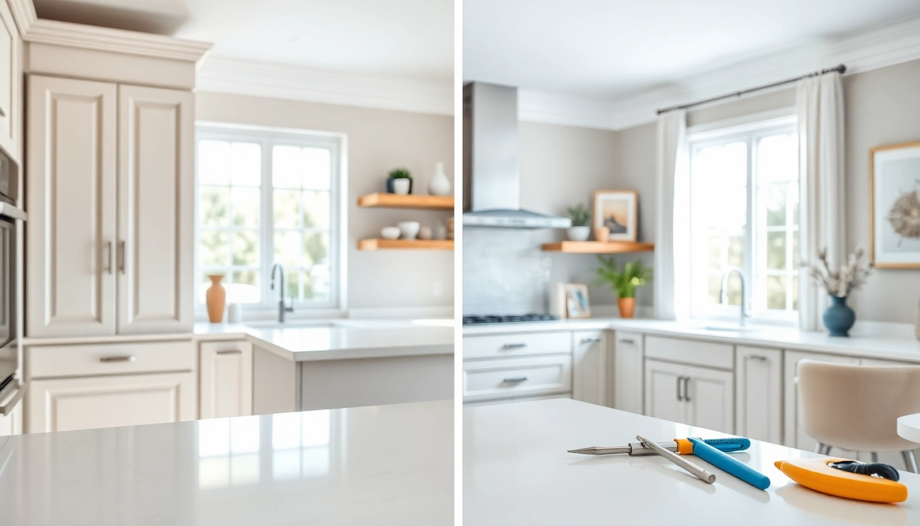 Cabinet Refacing Largo FL – Stunning transformation of a kitchen with professionally refaced cabinets.