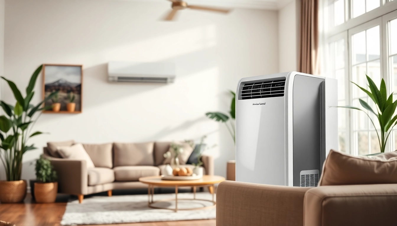 Showcasing an American Standard air conditioner elegantly integrated into a living space.